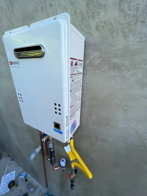 Tankless water heater installation for Valley of Enchantment homes